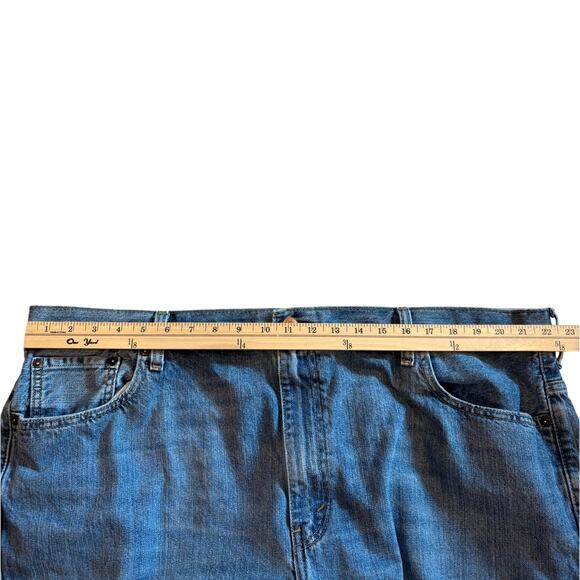 Levis 569 Jeans Mens 44x32 Blue Loose Fit Straight Leg 100% Cotton Denim - Picture 7 of 11